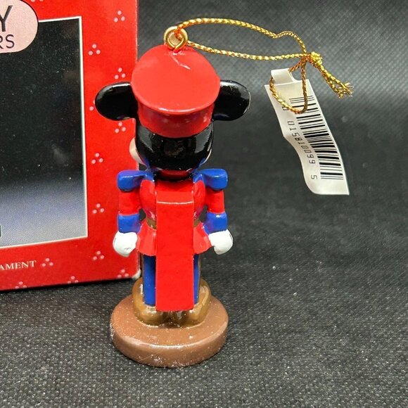 Vintage Disney Schmid Characters Mickey Mouse Nutcracker Collectible Ornament - Picture 3 of 3